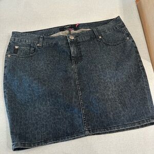 Torrid Blue Denim Mini Skirt